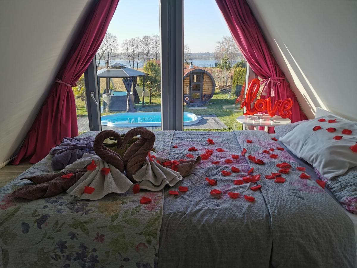 Caloroczny Dom Na Mazurach Wrzospa Z Jacuzzi Stare Juchy Extérieur photo